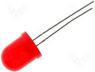 LED 10mm red 40 45mcd 40°