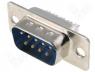 DSC-009 - Connector D Sub male PIN 9 soldered on cable gold flash 5A