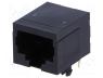 Connector RJ50 socket PIN 10 THT Pin layout 10p10c