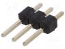 ZL201-03G - Pin header pin strips male PIN 3 straight 2.54mm THT 1x3