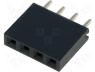 ZL262-4SG - Socket pin strips female PIN 4 straight 2.54mm 1x4 len.3.2mm