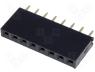 ZL262-8SG - Socket pin strips female PIN 8 straight 2.54mm 1x8 len.3.2mm
