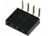 ZL263-4SG - Socket pin strips female PIN 4 angled 2.54mm THT 1x4 3A