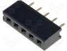 ZL265-5SG - Socket pin strips female PIN 5 straight 2mm THT 1x5