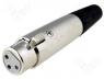 XLR-3G-2 - Plug XLR, female type II 3P