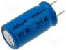 MAL213664102E3 - Capacitor electrolytic low impedance THT 1000uF 10V &Oslash;10x20mm