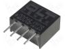QDC1S-1212S - Converter DC/DC 1W Uin 12V DC 30mppm/°C 100kHz SIL4PIN 75Vpp