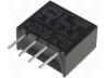 QDC1S-1215S - Converter DC/DC 1W Uin 12V DC 30mppm/°C 100kHz SIL4PIN 75Vpp