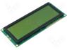 Displays - Display LCD alphanumeric STN Positive 20x4 green