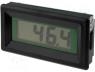 PAN.UP60351 - Panel DC voltage meter, LCD 3,5 digit 13mm, V DC 0....200mV