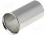 TUL-NI-16012 - Bootlace ferrule, non-insulated, copper, 16mm2, 12mm, tinned
