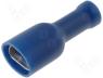 ST-010/B - Terminal flat 6.3mm 0.8mm female 1.5&divide;2.5mm2 crimped  on cable