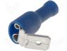 ST-021/B - Terminal flat 6.3mm 0.8mm female/male 1.5&divide;2.5mm2 blue