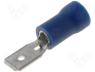 ST-031/B - Terminal flat 4.8mm 0.5mm male 1.5&divide;2.5mm2 crimped  on cable