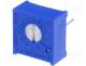 Potentiometer mounting, single turn, horizontal 10kΩ 500mW