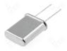 Resonator quartz 15MHz ±30ppm 16pF....30pF THT HC49/U