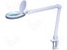 LAMP-5D-LEDN1 - Desktop lamp with magnifier, Mag 5dpt(x2.25), Illumination LED