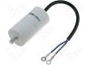 CBB60G-10/450 - Capacitor motors, run, 10uF, 450V, Ø35x65mm, -25....70°C, ±10%, 3000h
