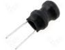 COIL0.68 - Inductor wire, 680uH, 350mA, 1.9Ω, THT, ±10%, vertical, Pitch 5mm