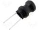 Inductor wire, 22000uH, 60mA, 58Ω, THT, ±5%, vertical, Pitch 5mm