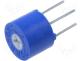 Potentiometer mounting, horizontal, multiturn, 100Ω, 0.5W, THT