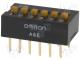 A6E-6104 - Switch DIP-SWITCH, Poles number 6, ON-OFF, 0.025A/24VDC, 100MΩ
