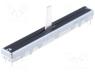 RS60112-100KAX2 - Potentiometer slide, 100kΩ, 100mW, THT, ±20%, logarithmic, 150VAC