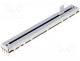 Potentiometer slide, 10kΩ, 500mW, THT, ±20%, logarithmic, 200VAC