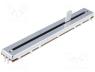Potentiometer slide, 10kΩ, 500mW, THT, ±20%, linear, Mat metal
