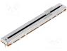 Potentiometer slide, 10kΩ, 250mW, THT, ±20%, logarithmic, 350VAC