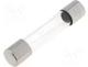 Fuse fuse, quick blow, glass, 12.5A, 60VAC, 6,3x32mm, brass