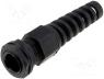 EG-11SR - Cable gland, with grommet, PG11, IP68, Mat polyamide, black
