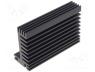 Heatsinks - Heatsink extruded, TO220, black, L 84mm, W 55mm, H 31mm, 5K/W