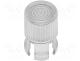 LED lens, round, transparent, 5mm