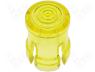 KEYS8658 - LED lens, round, yellow, lowprofile, 3mm