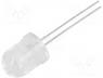LL-1004WC2D-W6-1PD - LED, 10mm, white warm, 8500-11000mcd, 30°, Front convex