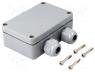 PK102-411 - Enclosure  junction box, X 64mm, Y 98mm, Z 34mm, polyamide, IP65