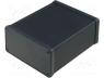 HM-1455N1202BK - Enclosure  with panel, 1455, X 103mm, Y 120mm, Z 53mm, aluminium