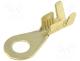 Ring terminal, M4, 1....2.5mm2, crimped, for cable, non-insulated