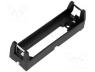 Holder, Size  MR18650, Batt.no 1, Leads  for PCB, Colour  black