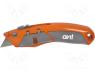 Knife, for cutting cardboard, leather etc.