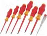 WERA.1160I/7 - Set  screwdrivers, Pcs 7, Phillips cross, slot, insulated, 1kVAC