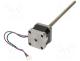 Βηματικοί κινητήρες - Motor  stepper, 2.8VDC, dbl.sided shaft  no, max.362mNm, 1680mA