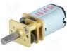 POLOLU-2386 - Motor  DC, with gearbox, 3....9VDC, HP, 150 1, dbl.sided shaft  yes