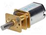POLOLU-2377 - Motor  DC, with gearbox, 3....9VDC, Medium Power, 10 1, 2200rpm, 700mA
