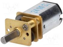 POLOLU-2367 - Motor  DC, with gearbox, 3....9VDC, Medium Power, 100 1, 220rpm, 700mA