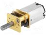 POLOLU-2360 - Motor  DC, with gearbox, 3....9VDC, LP, 75 1, dbl.sided shaft  no, 40mA