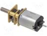 POLOLU-2212 - Motor  DC, with gearbox, 3....9VDC, HP, 30 1, dbl.sided shaft  yes