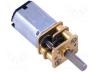 POLOLU-999 - Motor  DC, with gearbox, 3....9VDC, HP, 10 1, dbl.sided shaft  no, 1.6A
