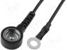 GROUND-CORD/10 - Ground cord, Cable len 3m, 10mm, 1MΩ